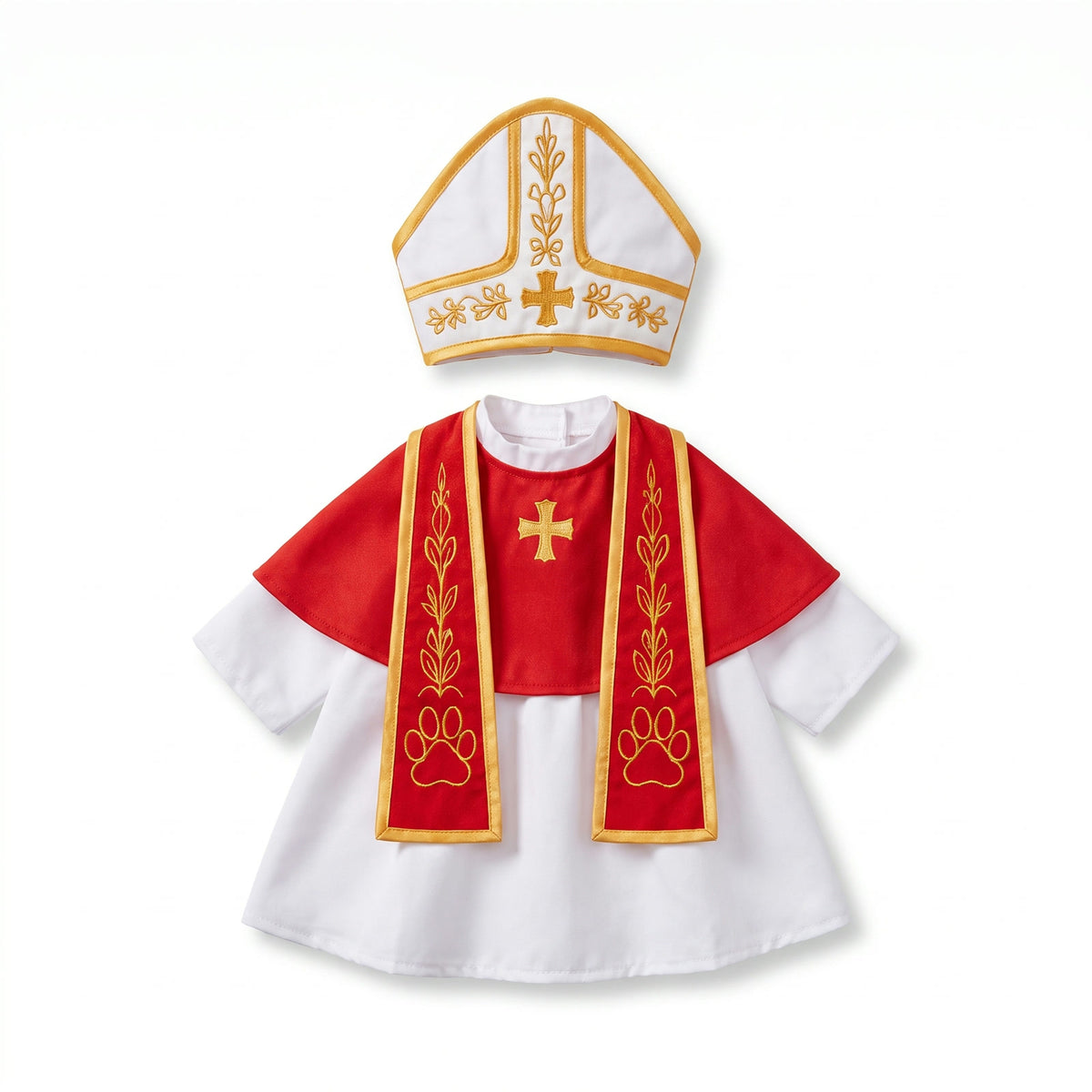 Pope pet costume