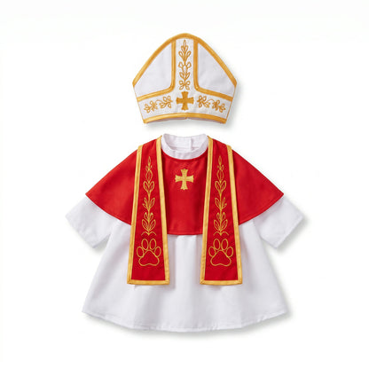 Pope pet costume